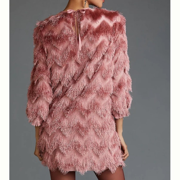 Hutch Fringed Chevron Dress from Anthropologie - Picture 2 of 9